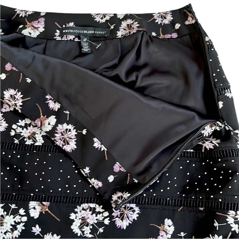 EUC White House Black Market Multi Pattern Skirt - Picture 4 of 7